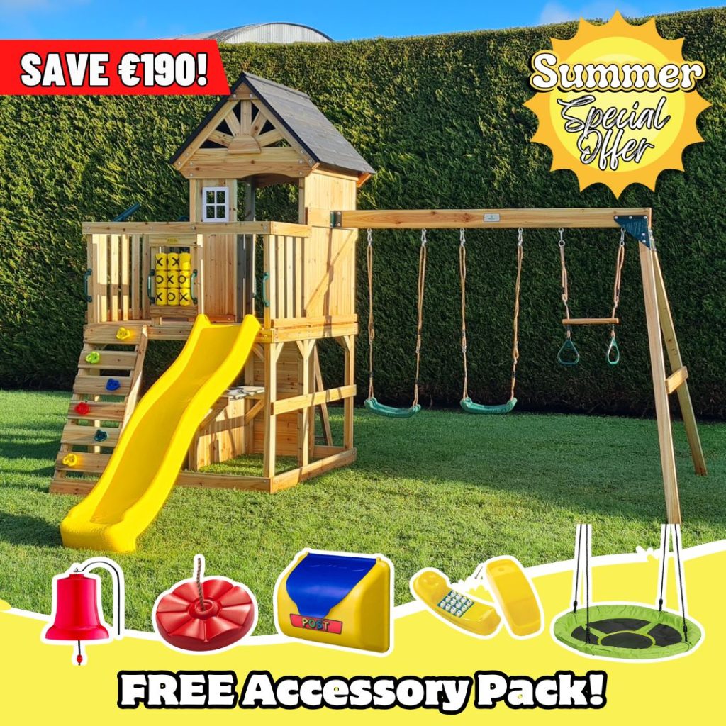Wooden Swing Sets for Kids, Garden Play Sets Ireland