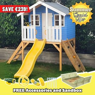 Toby Playhouse with Slide & Climbing Wall
