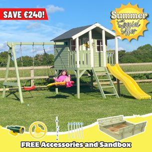 Toby Playhouse with Swing & Slide