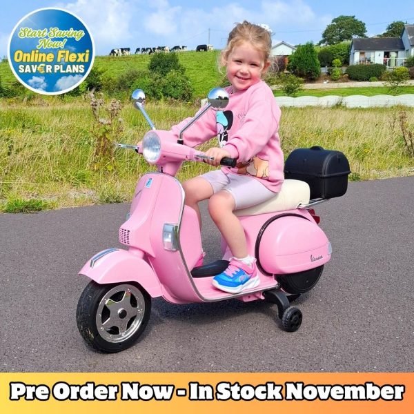 Kids Pink Ride On Vespa