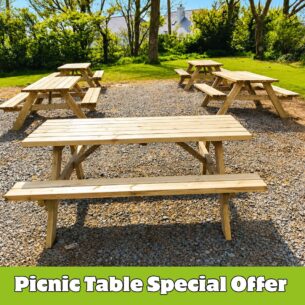 5 X 1.8m Picnic Table Offer