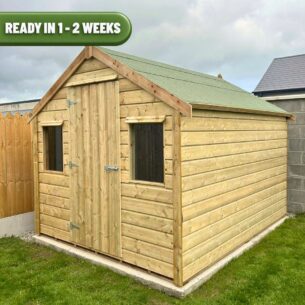 10ft x 8ft Timber Garden Shed