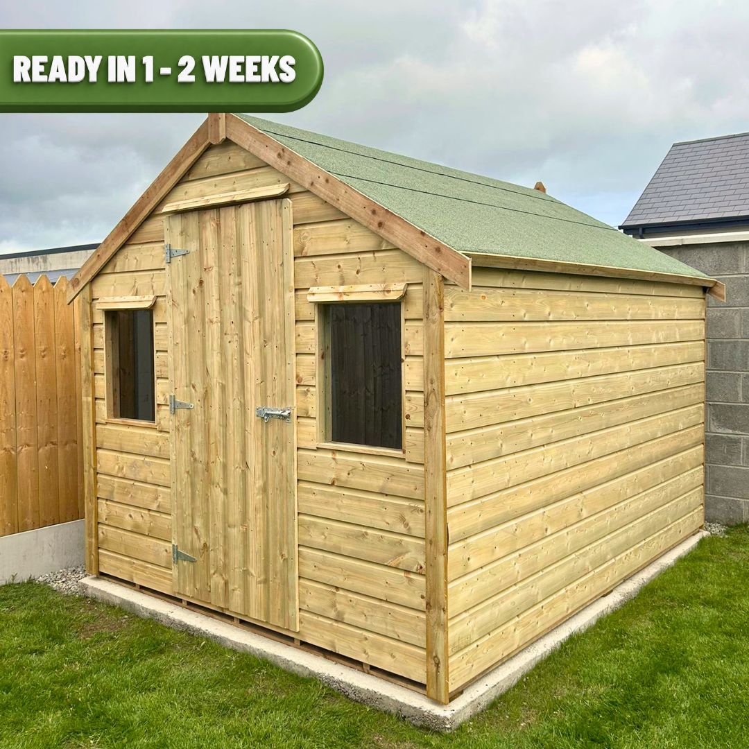 10ft x 8ft Timber Garden Shed