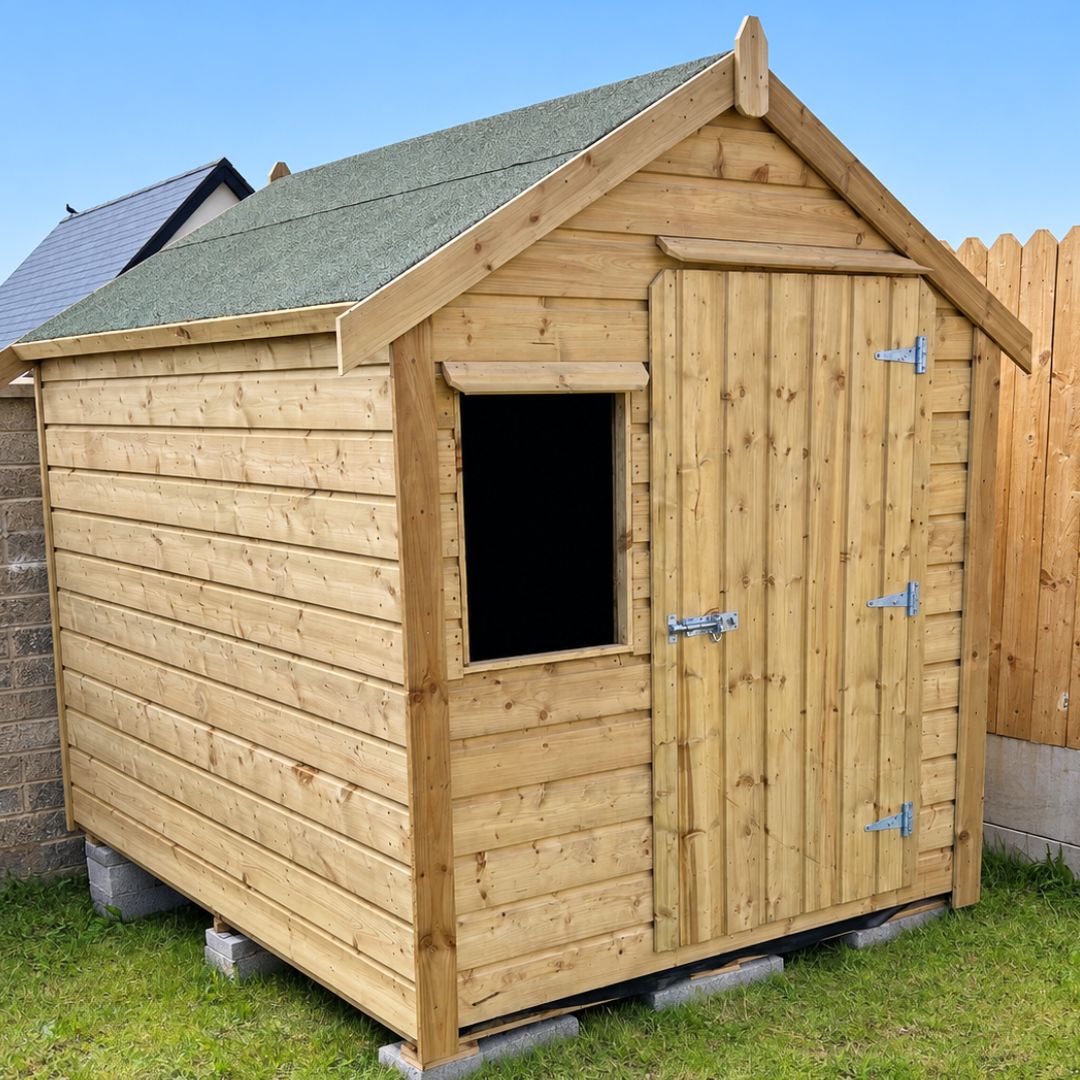 8ft x 6ft Timber Garden Shed - Image 2