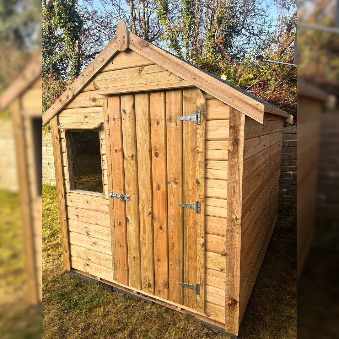 8ft x 6ft Timber Garden Shed - Image 4