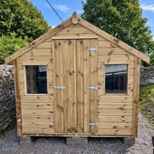 8ft x 8ft Timber Garden Shed (2)