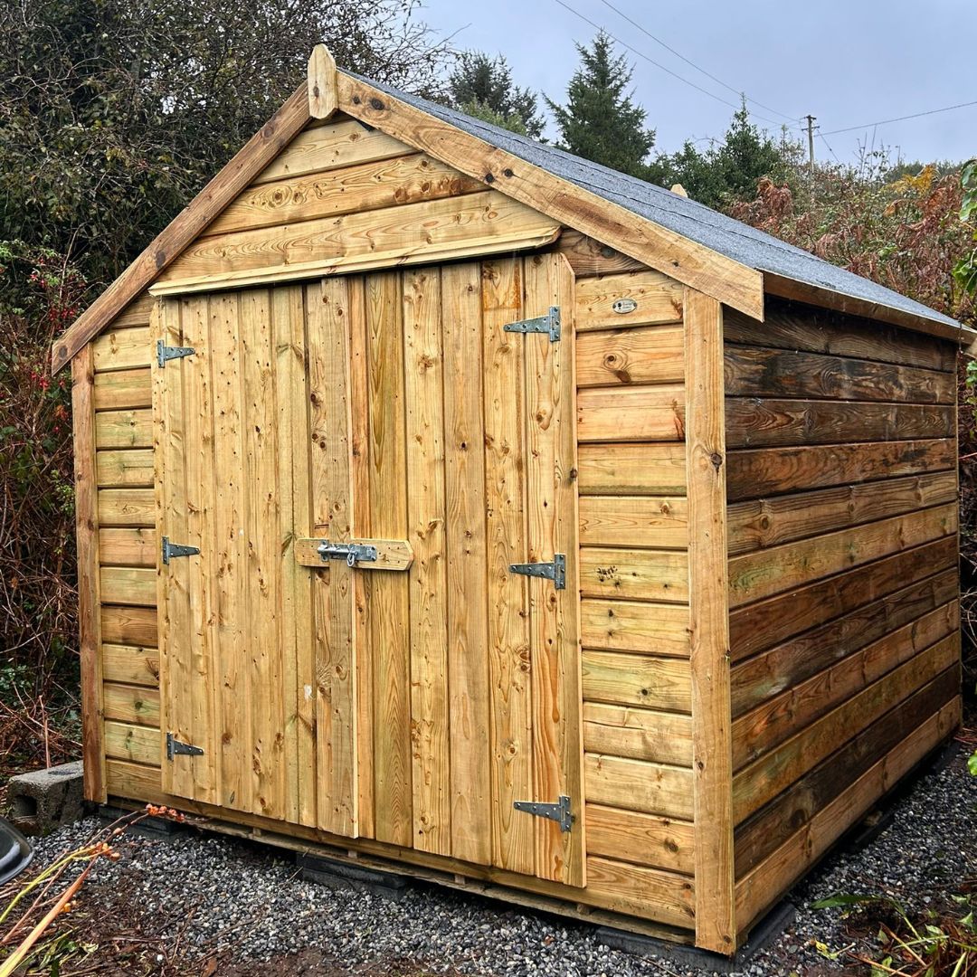 8ft x 8ft Timber Garden Shed