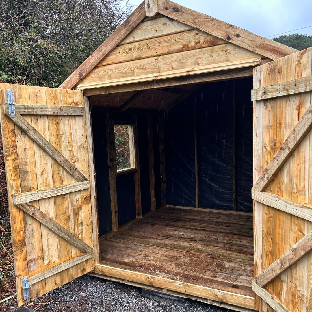 8ft x 8ft Timber Garden Shed